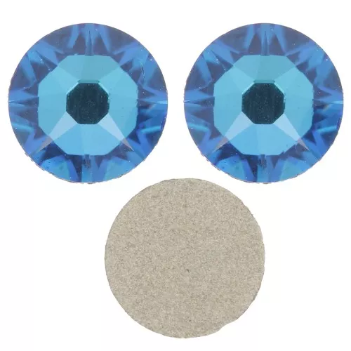 PureCrystal Strass Pegatinas 5 mm - Cristal Azul Bermuda x36