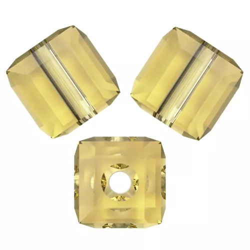 PureCrystal 5601 4 mm Cubos Reinvented Dark Jonquil x8