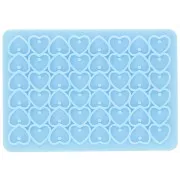 Molde de silicona para lentejuelas de corazón - resina epoxi y polvo cerámico