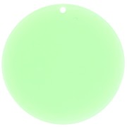 Colgante redondo acrílico transparente 50 mm - Menta x1|raw }}