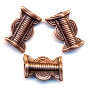 Tubo étnico metal 17x11 mm cobre antiguo x1|raw }}