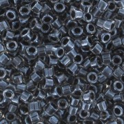 Miyuki Delica 11/0 DB0925 - Spkl Charcoal Lined Crystal x8g|raw }}