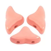 Cuentas de vidrio Helios® de Puca® 6x10mm - La Divine Peach x10g