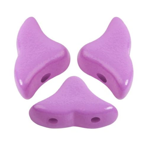 Cuentas de vidrio Helios® de Puca® 6x10mm - La Divine Lilac x10g