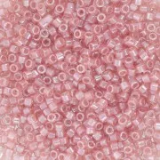 Miyuki Delica 11/0 DB1481-1 - Transparente con brillo salmón x8 g