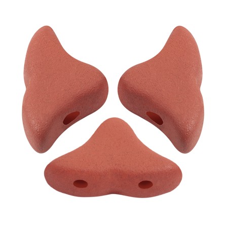 Cuentas de vidrio Helios® de Puca® 6x10mm - La Divine Terracotta Mat x10g