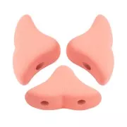 Cuentas de vidrio Helios® de Puca® 6x10mm - La Divine Peach Mat x10g