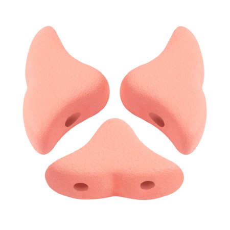 Cuentas de vidrio Helios® de Puca® 6x10mm - La Divine Peach Mat x10g