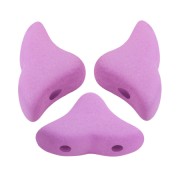 Cuentas de vidrio Helios® de Puca® 6x10mm - La Divine Lilac Mat x10g