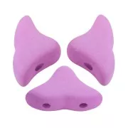 Cuentas de vidrio Helios® de Puca® 6x10mm - La Divine Lilac Mat x10g