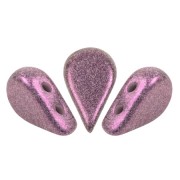 Amos® perlas de vidrio de Puca® 5x8 mm - Stardust Amethyst x10g|raw }}