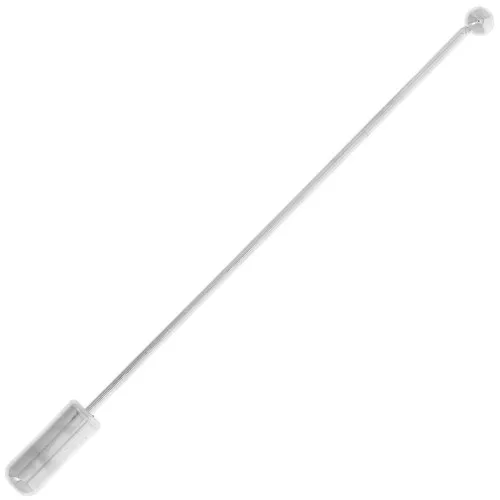 Fibula terminal bola 64 mm - Plateado x10