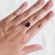 Amatista rectángulo 10x9 mm - 2.76 cts