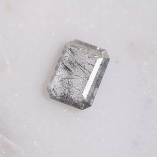 Cuarzo turmalina rectángulo 13.3x9.6 mm - 3.58 cts