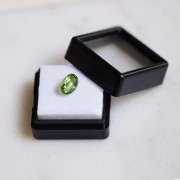 Turmalina verde ovalado 9.3x5.9 mm - 1.35cts