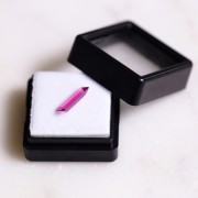 Turmalina rosa talla baguette 4x11.9 mm - 1.03 cts