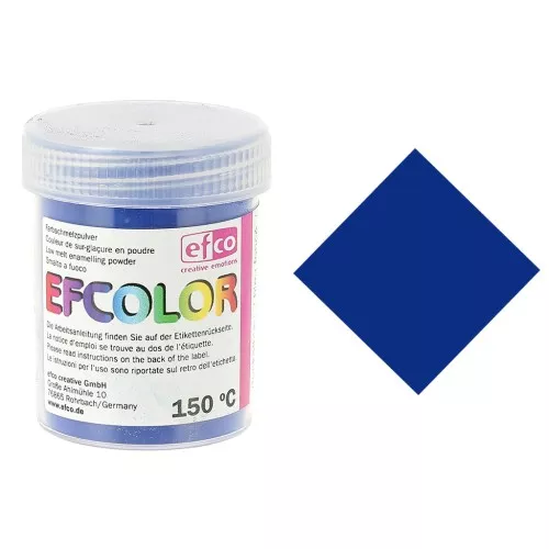 Efcolor Overglaze Polvo Azul Oscuro x25ml