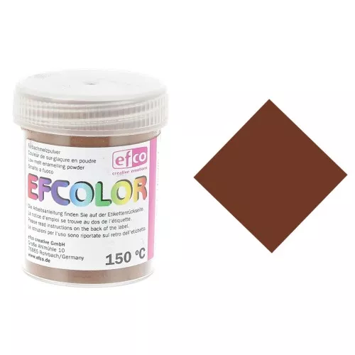 Efcolor Overglaze Polvo Marrón x25ml