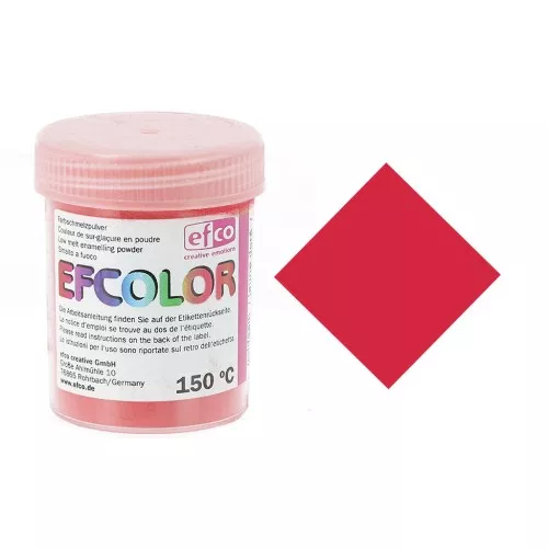 Efcolor Rojo polvo sobreglaseado x25ml