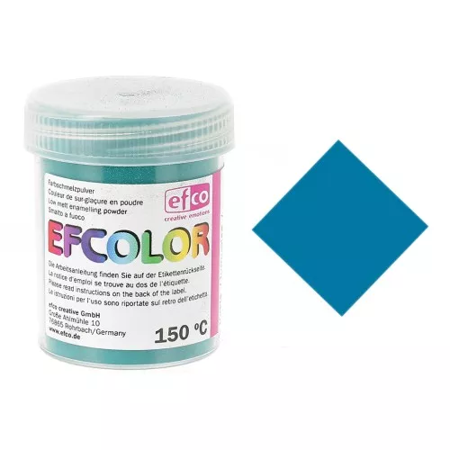 Efcolor Turquesa polvo sobreglaseado x25ml