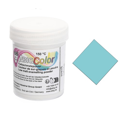 Polvo para sobrebarnizar turquesa claro x25ml