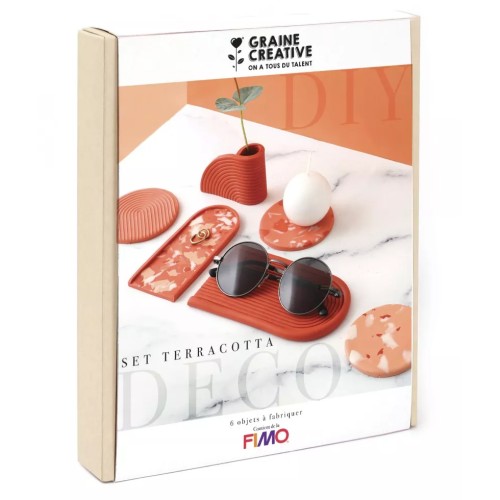 Kit de modelado Fimo - Set Home Deco Terracota x1