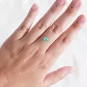 Crisoprasa redonda 5.8 mm - 1.13 cts