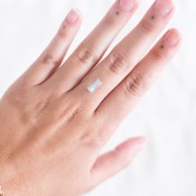 Piedra lunar rectángulo 9.8x4.3 mm - 1.21 cts