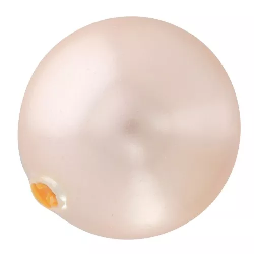 Perla semiperforada PureCrystal 5818 8 mm Perla melocotón x1