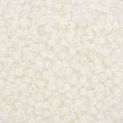 Cuentas de Rocalla Preciosa 11/0 2 mm - Blanco alabastro x20 g