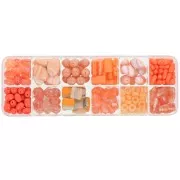 Preciosa Ornela surtido de perlas - Naranja x200g