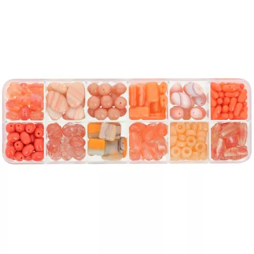 Preciosa Ornela surtido de perlas - Naranja x200g