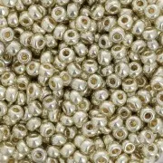 Cuentas Rocalla Miyuki Duracoat 8/0 4201 - Plata galvanizada x 100 g
