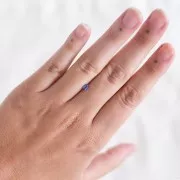 Zafiro rectangular 4,1x3,1 mm - 0,30 cts