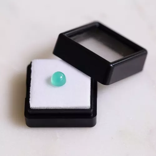 Crisoprasa redonda 6.1 mm - 1.31 cts