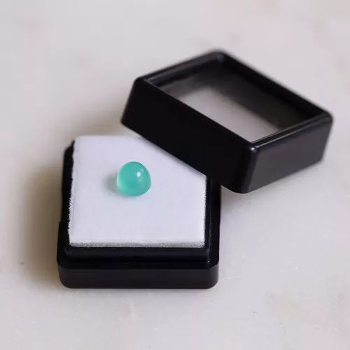 Crisoprasa redonda 6,2 mm - 1,35 cts