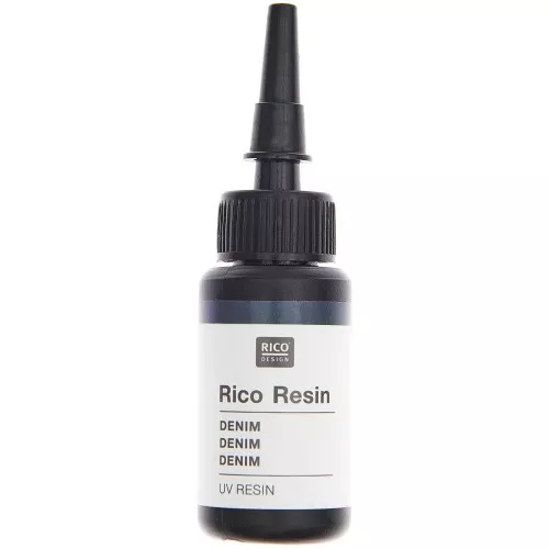 Resina de color UV - Rico Design - Denim x10ml