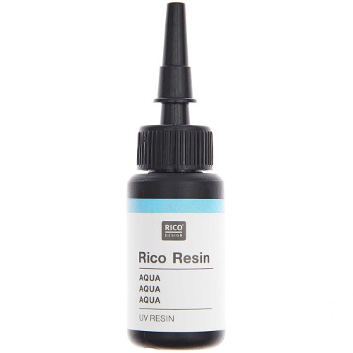 Resina de color UV - Rico Design - Aqua x10ml