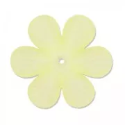 Flor 33 mm Amarillo claro Frosted