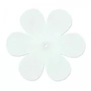 Flor 33 mm Verde agua claro Frosted