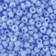 Cuentas de Rocalla Preciosa 11/0 de 2 mm - Azul pastel opaco x 20 g