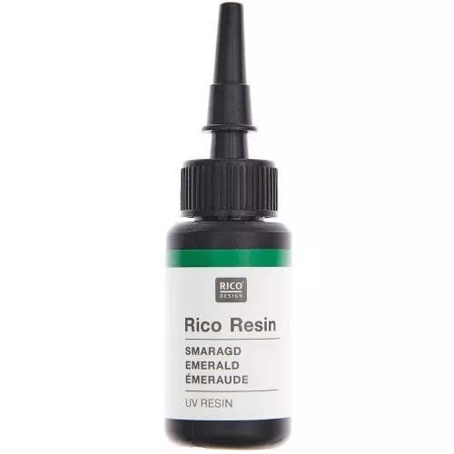 Resina de color UV - Rico Design - Esmeralda x10ml