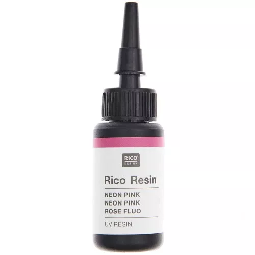 Resina UV coloreada - Rico Design - Rosa Fluo x10ml