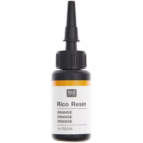 Resina UV coloreada - Rico Design - Naranja x10ml