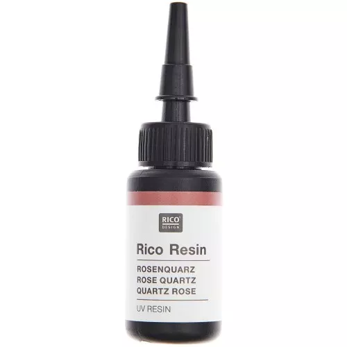 Resina UV coloreada - Rico Design - Cuarzo rosa x10ml
