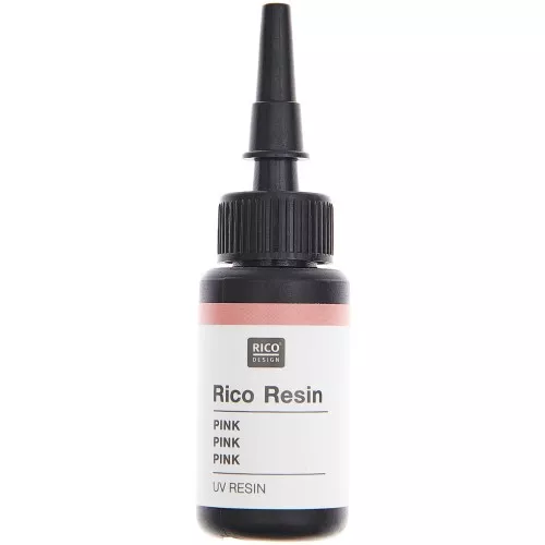 Resina de color UV - Rico Design - Rosa x10ml
