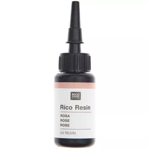 Resina de color UV - Rico Design - Rosa x10ml