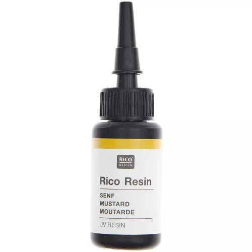 Resina UV coloreada - Rico Design - Mostaza x10ml
