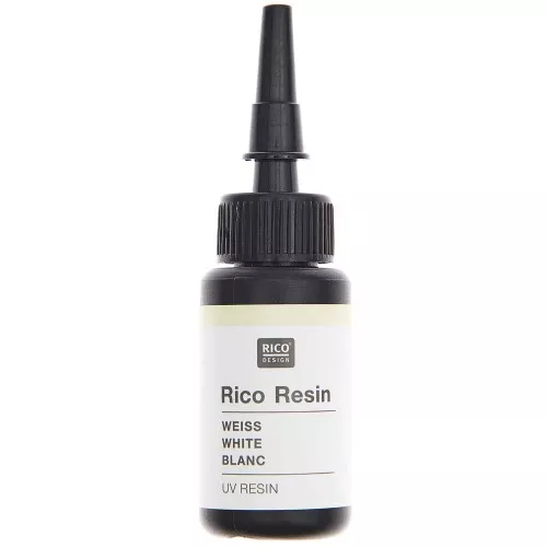 Resina UV coloreada - Rico Design - Blanco x10ml