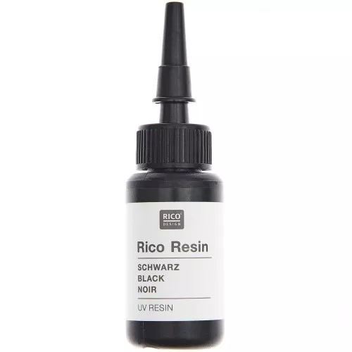 Resina UV coloreada - Rico Design - Negro x10ml